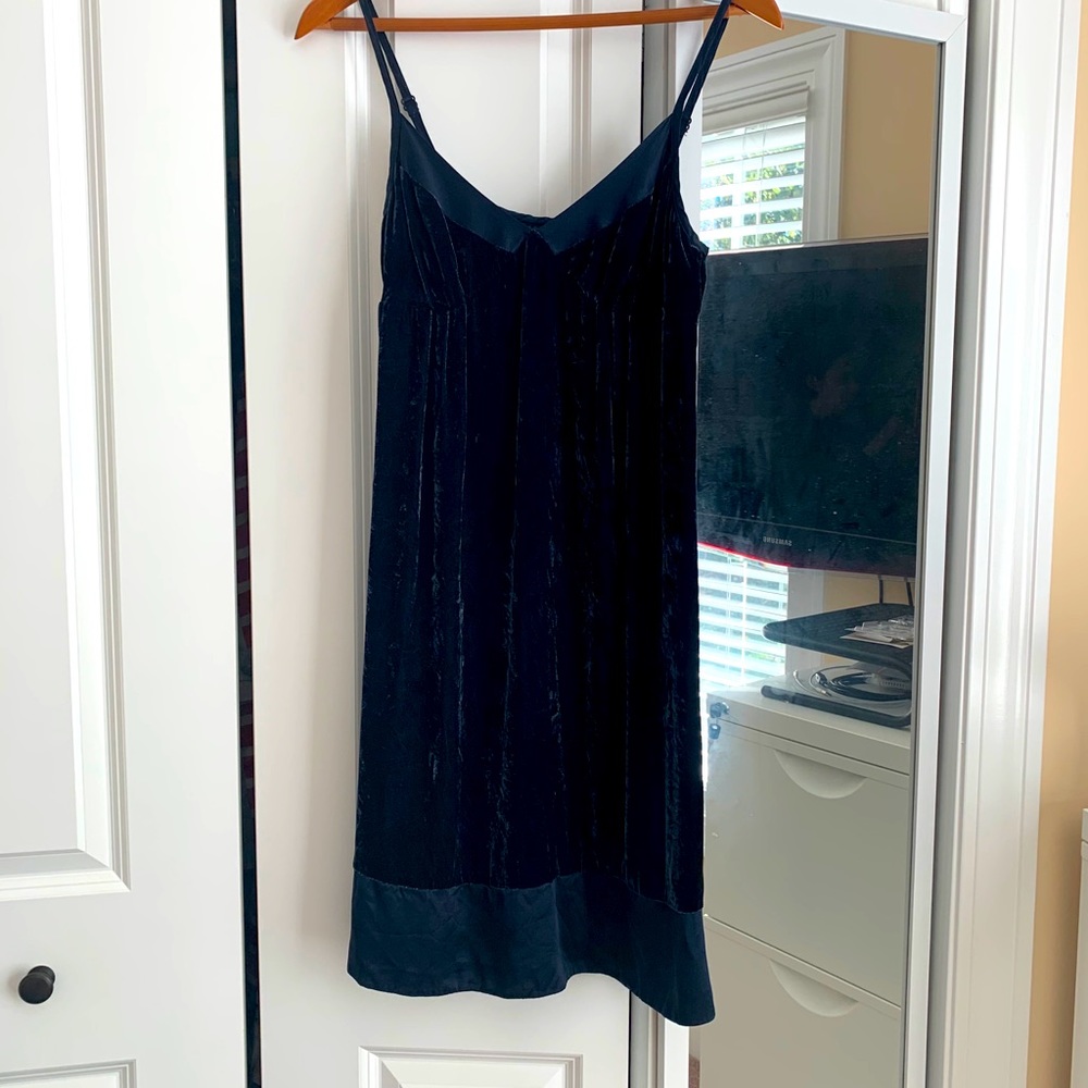 Gap Velvet and Satin cami dress